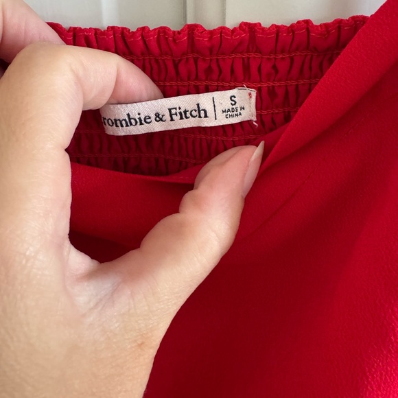 Abercrombie & Fitch little red dress S - Picture 2 of 4